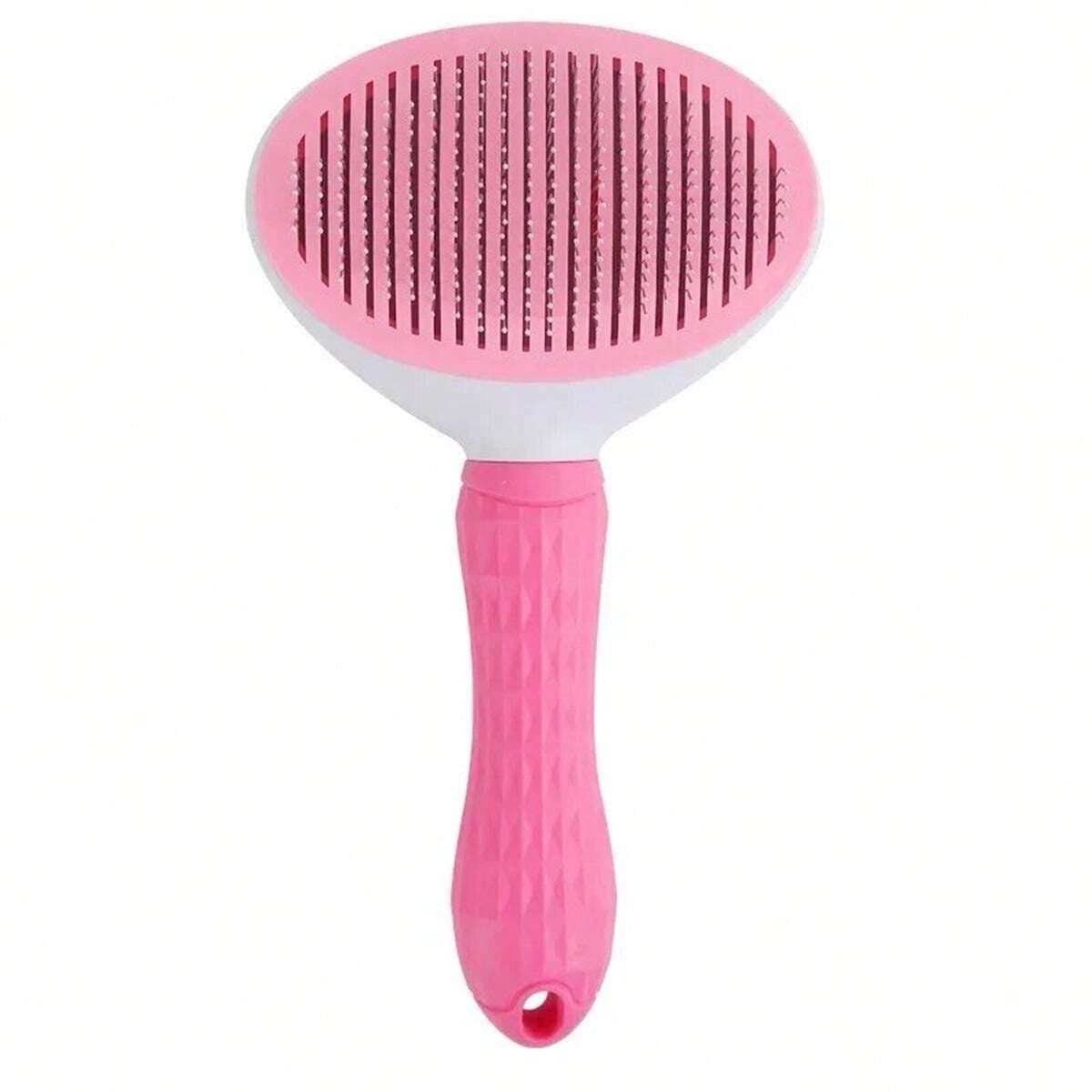 1pc Cat Grooming Brush Pet Hair Remover Comb Anti-Slip Stainless Steel Dog Brush Cat Accessory